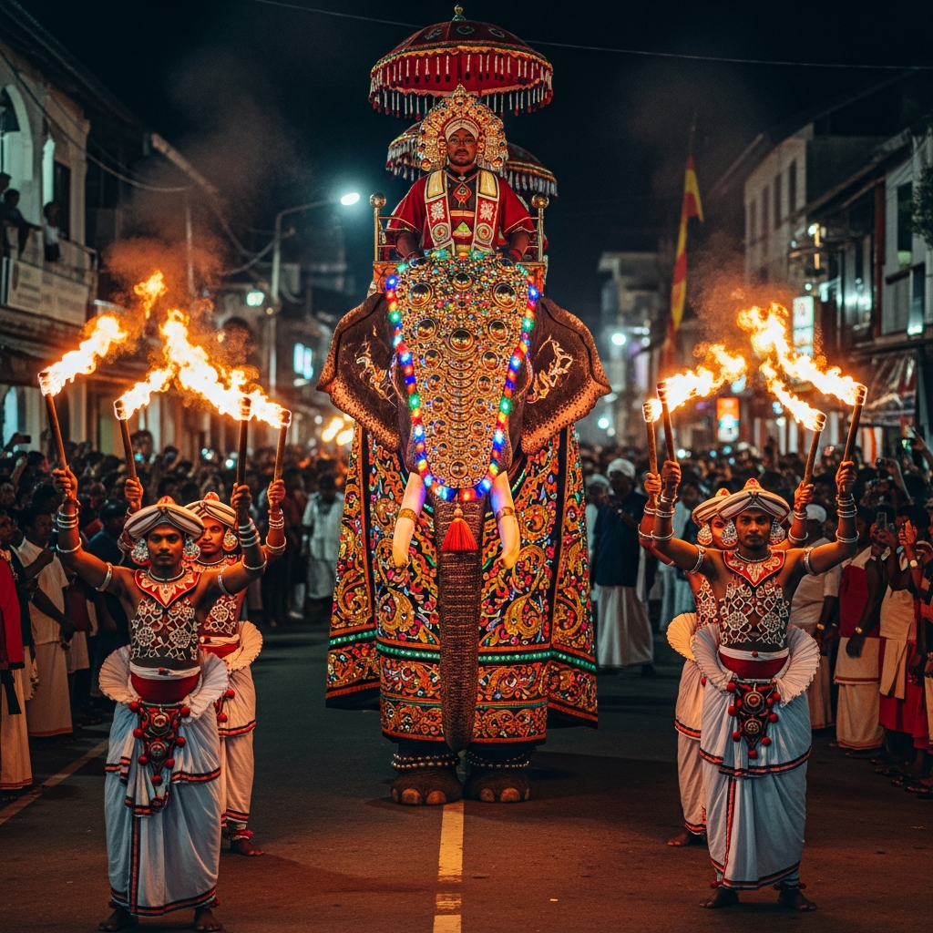 Kataragama Perahera 2026: Kumbal, Randoli & Maha Dates — Kataragama Sri Lanka